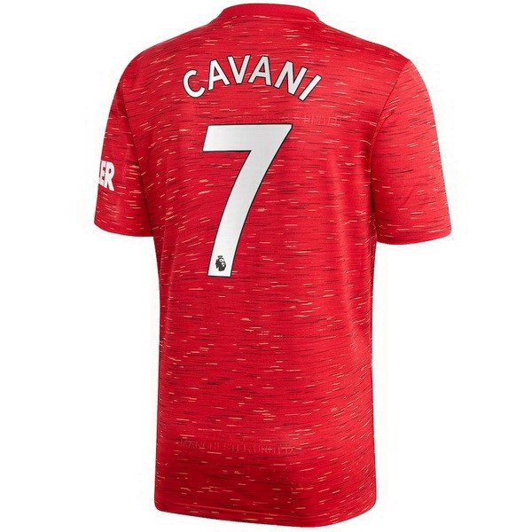 Trikot Manchester United NO.7 Cavani Heim 2020-21 Rote Fussballtrikots Günstig